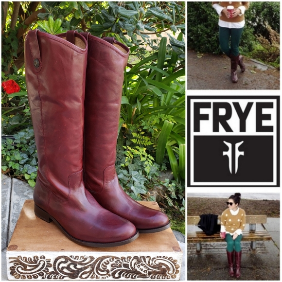 Frye Shoes - Gorgeous Classic Frye Bordeaux Boots